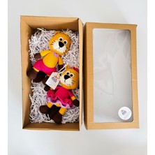 Kunduz Takımı Amigurumi Organik Oyuncak Hediye Seti