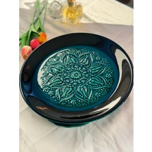 Porcelland Rüzgar Gülü Model Yeşil Çerezlik