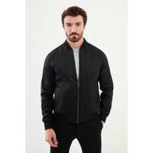 MCR Desenli Slim Fit Hakim Yaka Erkek Mont