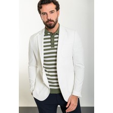 MCR Düz Slim Fit Torba Cep Mono Yaka Erkek Ceket