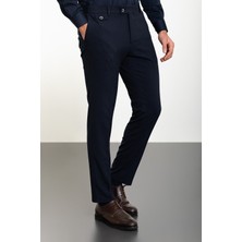 MCR Düz Lacivert Renk Super Slim Fit Erkek Pantolon