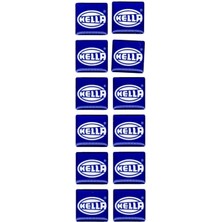Hella Damla Sticker 2 cm Genişliğinde 12'li Far Iç Dekor Için Hella Damla Sticker
