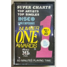 Super Charts Top Artists Top Singles Kaset (Orjinal Dönem 747 Suudi Arabistan Baskı Kaset)