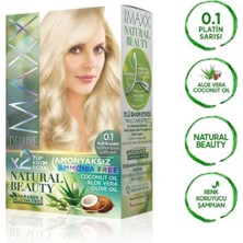 2 Paket Natural Beauty Amonyaksız Saç Boyası 0.1 Platin Sarısı - BRK9114-8515