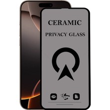 Kzy Apple iPhone 16 Pro Max ile Uyumlu Tam Kaplayan Parlak Seramik Nano Esnek Hayalet Ekran Koruyucu