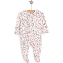 HelloBaby Yenidoğan Kız Patikli Tulum Kız Bebek