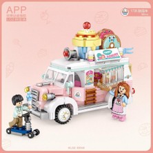 Loz Mini Bloklar - Tatlı Arabası Yapı Tuğlaları Seti 14 cm LZ-1738