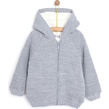 HelloBaby Basic Unisex Peluş Triko Hırka Unisex