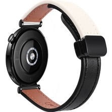 Puluzdg Huawei Watch Gt 4 41MM Için 18MM Deri Watch Band (Yurt Dışından)