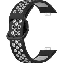 Puluzdg Huawei Watch Fit 3 Için Iki Renkli Silikon Watch Band (Yurt Dışından)