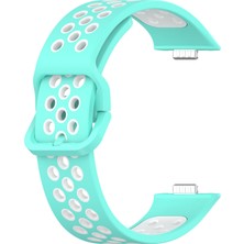 Puluzdg Huawei Watch Fit 3 Için Iki Renkli Silikon Watch Band (Yurt Dışından)