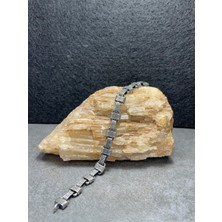 Gümüş 925 Ayar Erkek Bileklik Nimbus - Fırtınanın Gücünü Taşıyın