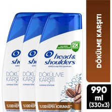 Head&Shoulders Head & Shoulders Şampuan Saç Dökülme Karşıtı Kafein Etkili 330 Ml X3 Adet