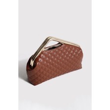 Berlesi Taba Kapitone Clutch Portföy Çanta