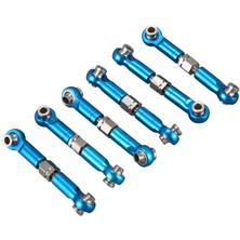 Blueleskyy Adet Ayarlanabilir Metal Bağlantı Çekme Çubuğu Ön/arka Servo Bağlantı Wltoys A949 A959 A969 A979 K929 Rc Araba Yükseltme Yedek, Mavi (Yurt Dışından)