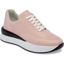 Tergan  Pudra Hakiki Deri Kadın Sneaker - K24I1AY67313-A67