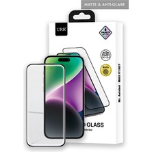 Urr iPhone 14 Pro Matte Privacy Cam Ekran Koruyucu