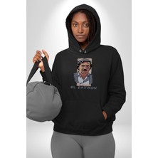 El Patron Narcos Pablo  Kadın Erkek  Siyah Kapüşonlu Sweatshirt Hoodie