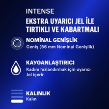 Durex Çoklu Erojen Bölge Uyarıcı+ Intense Uyarıcı Jelli &tırtıklı Prezervatif 20LI+ Intense Jel 10ML