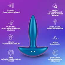 Durex Titreşimli Anal Plug Tıkaç + Durex Naturals Pure Kayganlaştırıcı Jel 100ML