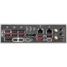 Msı Mpg X870E Carbon Wıfı Am5 Ddr5 8400MHZ(OC) Usb4 4x M.2 HDMI 5g Lan 2.5g Lan Wıfı 7 Rgb Atx