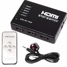 Starktech 1408A 5 Port HDMI Switch Kumandalı Hdmı Seçici 5 Giriş 1 Çıkış HDMI Çoklayıcı