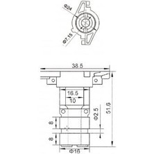 ALTERNATÖR ROTOR BAKIRI BOSCH TİPİ (İÇTEN SOĞUTMALI) (70 A -140 A)