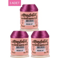 Royaleks 3 Adet Altınbaşak Oya ve Dantel Ipi 20 gr - Royaleks - No: 087