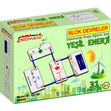 Mechabau Blok Devreler Yeşil Enerji Seti Ge-30 31 Proje (86800)