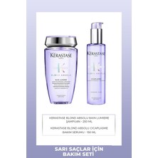 Kerastase Kérastase Blond Absolu Bain Lumiere Şampuan 250 Ml + Blond Absolu Cicaplasme Saç Serumu 150 Ml