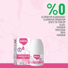 Siveno %100 Doğal Roll-On Kadın Deodorant Ter Kokusu Önleyici Bitkisel Leke Bırakmayan Vegan 50 ml