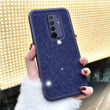 Zebana Xiaomi Redmi 9 Uyumlu Kılıf Zebana Işıltım Silikon Kılıf (Kamera Lens Korumalı) Derin Mor