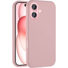 Gpack iPhone 16 Kılıf Magsafeli Silinebilir Sert Silikon Kivi Kapak Rose Gold