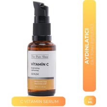 the pure shine C Vit Aydınlatıcı ve Ton Eşitleyici Bakım Serumu 30 ml (10% Ascorbic Acid + Ferulic Acid 0,5%)