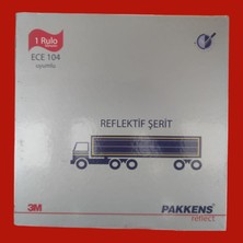 Pakkens 3m Kırmızı Reflektör Serit 55MMX50M. ECE104 Uyumlu