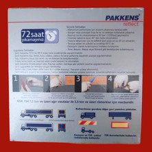 Pakkens 3m Kırmızı Reflektör Serit 55MMX50M. ECE104 Uyumlu