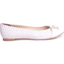 Fitbas 222018 468 Kadın Beyaz Büyük & Küçük Numara Babet