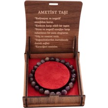 Stres ve Negatif Enerjiye Karşı 8 mm Ametist Bileklik