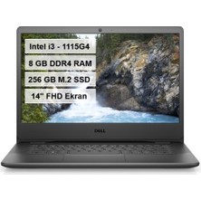 Dell Vostro 3400 Intel I3-1115G4 8gb Ram 256GB SSD 14" Fhd Ubuntu