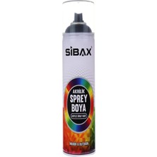 Sibax Akrilik Sprey Boya 400 ml Mat Siyah RAL9005
