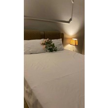 Otel Tipi 10 Adet Tek Çarşaf , Çift Kişilik 57 Tel %100 Pamuk 240X280