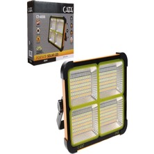 CT-4698 200W Solar LED Projektör Taşınabilir Kumandalı