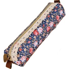 Deve Mini Retro Çiçekli Dantel Kozmetik Fermuarlı Cüzdan Kalem Kutusu (Yurt Dışından)