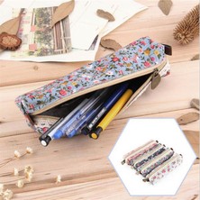 Deve Mini Retro Çiçekli Dantel Kozmetik Fermuarlı Cüzdan Kalem Kutusu (Yurt Dışından)