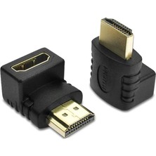 Starktech STC-0239 HDMI Dirsek 90 Adaptörü HDMI Erkek Dişi - HDMI L Çevirici Uzatma