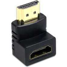 Starktech STC-0239 HDMI Dirsek 90 Adaptörü HDMI Erkek Dişi - HDMI L Çevirici Uzatma