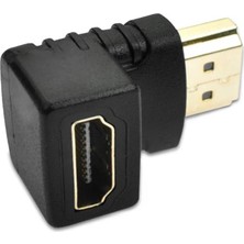 Starktech STC-0239 HDMI Dirsek 90 Adaptörü HDMI Erkek Dişi - HDMI L Çevirici Uzatma