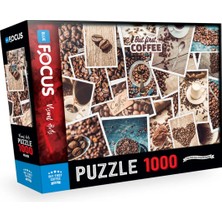 Blue Focus Games 1000 Parça Puzzle - But First Coffee