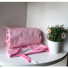 Asev Home İpli Ayarlanabilir Isıya Dayanıklı Keçeli Büyük Boy Ütü Masası Kılıfı Örtüsü Bezi 60X140 cm Pink