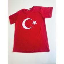 Gala Ay Yıldızlı Türk Bayraklı Tişört Unisex